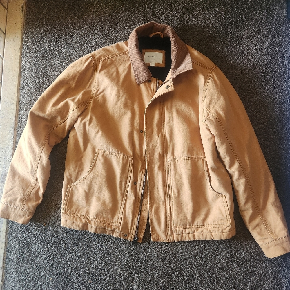 AEROPOSTALE Men's Brown Field Jacket MEDIUM